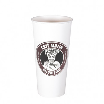 Vaso de cartón personalizado de 22 Oz - Impresión en hasta 5 colores