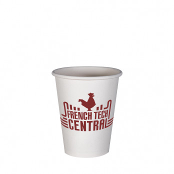 Vaso 8 Oz 100% cartón 0% plástico personalizado - Impresión hasta en 3 colores