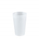 Vaso reutilizable translúcido neutro de 33 cL y 25 cL de capacidad