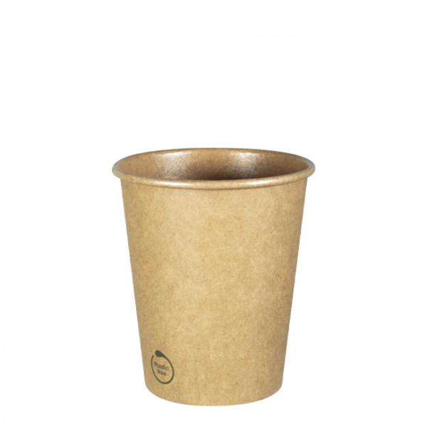 Vaso de papel kraft de 8 oz 100% cartón