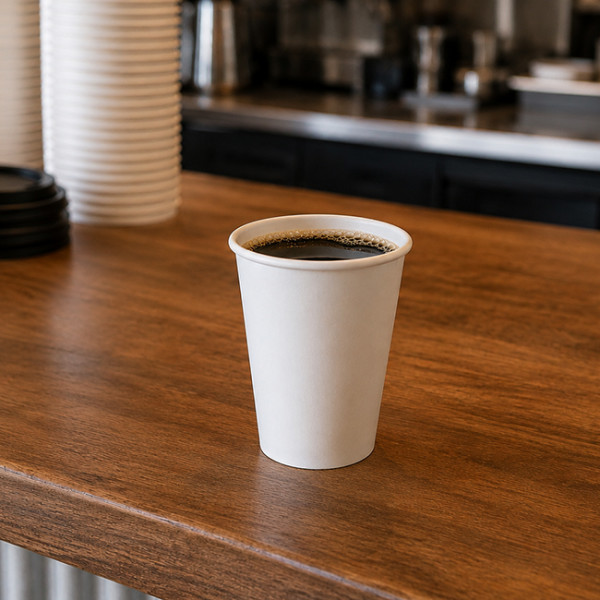Vaso de papel para cafetería