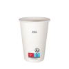Proveedor de vasos económicos de cartón blanco para empresas y asociaciones