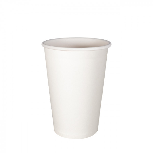 Vaso de papel blanco 12 Oz - 190 g/m².