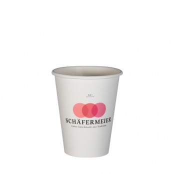 Vaso de papel personalizado de 8 oz - Impresión en color ilimitada