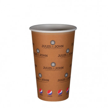 Vaso de cartón personalizado 16 Oz - Impresión ilimitada en color