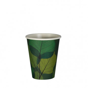 Vaso de 8 Oz 100% cartón 0% plástico personalizado - Impresión a color ilimitada
