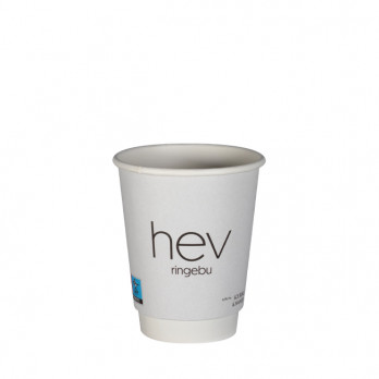 Vaso 8 Oz 100% cartón 0% plástico doble pared personalizado - Impresión color ilimitada