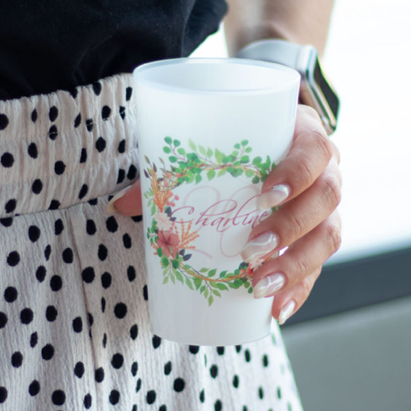 Vaso reutilizable personalizado de 33 cL - Impresión digital ilimitada