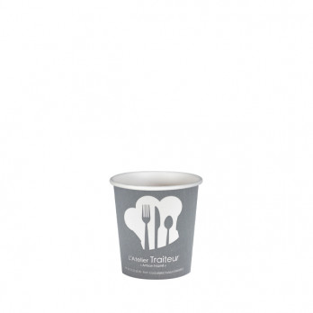 Vaso de 4 Oz 100% cartón 0% plástico personalizado - Impresión hasta en 3 colores