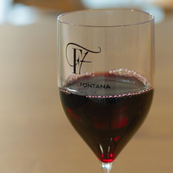 Copa de vino reutilizable de 30 cL personalizada - Gama de lujo - Impresión en hasta 3 colores