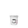 Vaso de cartón blanco decorado de 4 Oz - Colección de moda