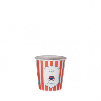 Vaso de cartón decorado de 4 Oz - Colección vintage