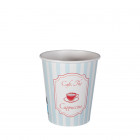 Vaso de cartón decorado de 8 Oz - Colección vintage
