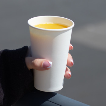 Vaso de papel blanco 12 Oz