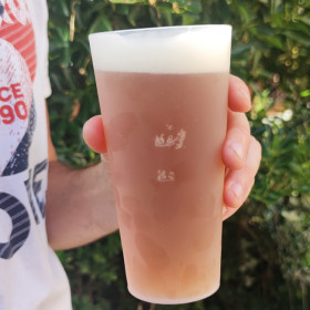 Jarra de cerveza de plástico reutilizable
