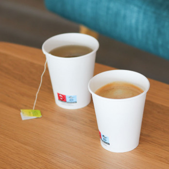 Vaso de papel blanco 8 Oz