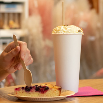 Vaso de cartón blanco 20 Oz