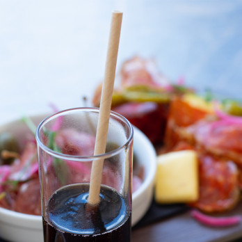 Paja kraft recta 20 cm Ø 6 mm