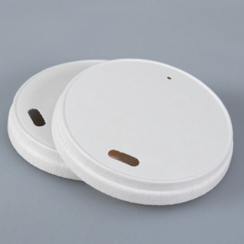 Tapa de cartón con abertura para vaso de 7,3 cm Ø