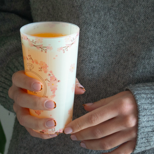 Vaso reutilizable personalizado de 40 cL - Impresión digital sin límite de colores