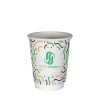 Vaso personalizado 12 Oz 100% cartón 0% plástico doble pared - Impresión a 3 tintas
