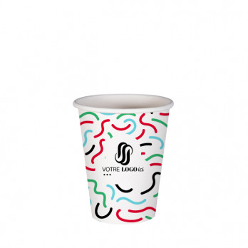 Vaso de papel personalizado de 8 oz - Impresión en hasta 5 colores