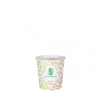 Vaso de papel personalizado de 4 oz - Impresión en color ilimitada
