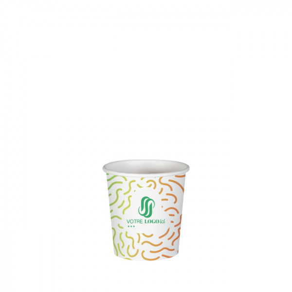 Vaso de papel personalizado de 4 oz - Impresión en color ilimitada