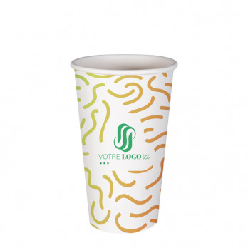 Vaso de cartón personalizado 16 Oz - Impresión ilimitada en color