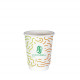 Vaso de papel personalizado de doble pared de 8 oz - Impresión en color ilimitada
