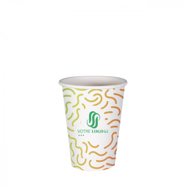 Vaso de papel personalizado de 7 oz - Impresión en color ilimitada
