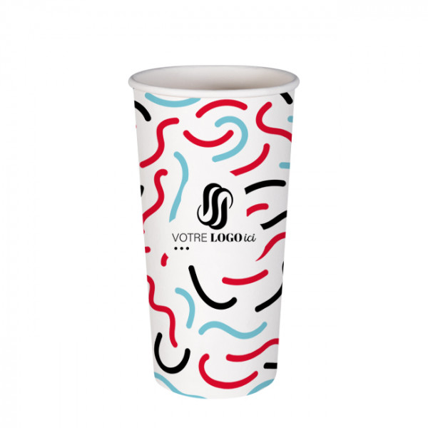Vaso de papel personalizado de 22 oz - Impresión en hasta 5 colores