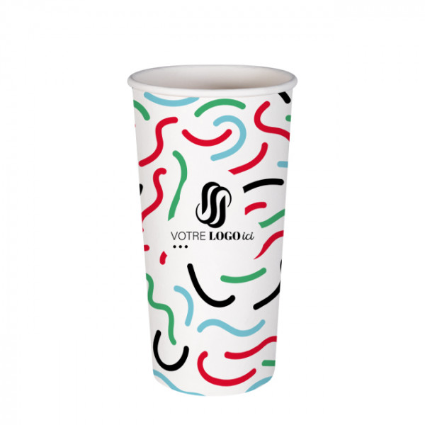 Vaso de papel personalizado de 22 oz - Impresión en hasta 5 colores