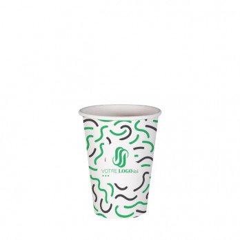 Vaso de 6 Oz 100% cartón 0% plástico personalizado - Impresión hasta en 3 colores