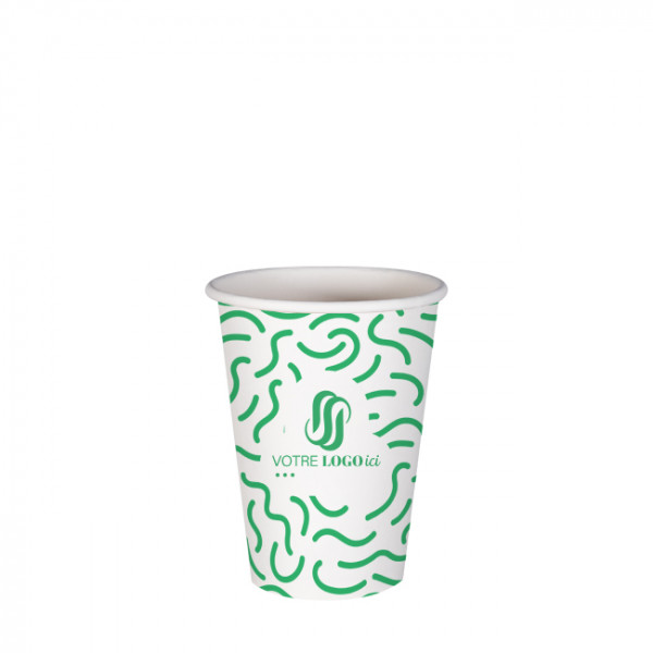 Vaso 7 Oz 100% cartón 0% plástico personalizado - Impresión hasta 3 colores