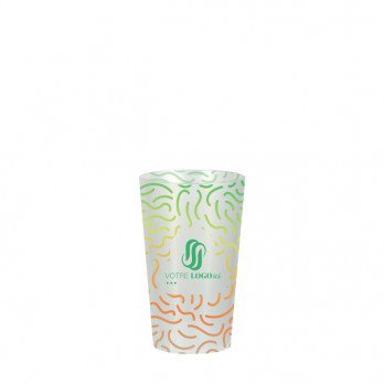 Vaso reutilizable personalizado 18 cL - Impresión digital sin límite de colores