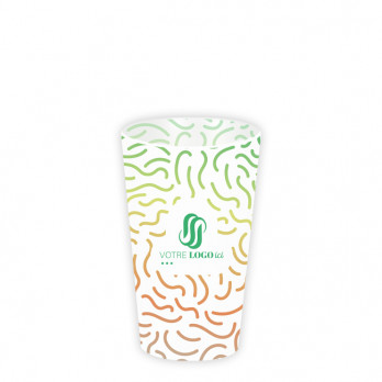 Vaso reutilizable personalizado de 33 cL - Impresión digital sin límite de colores