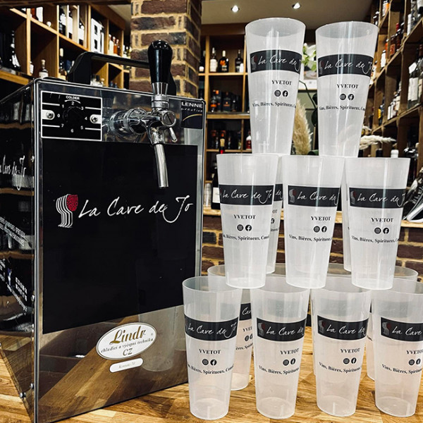 Vasos reutilizables personalizados para eventos de empresa