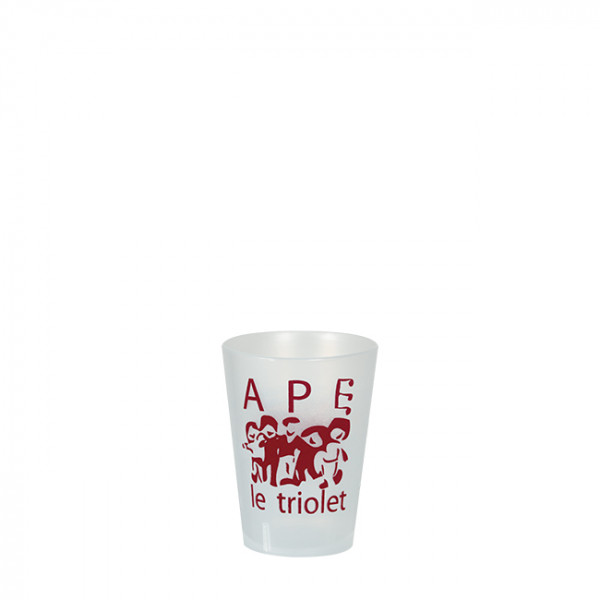 Vaso reutilizable personalizado de 12 cL - Impresión digital sin límite de colores