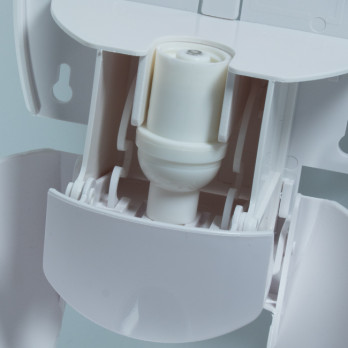 Dosificador de jabón líquido Alphamouss M 800 ml - Plástico ABS blanco