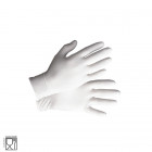 Guante de látex blanco empolvado talla S