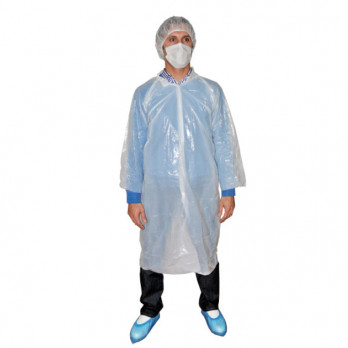 Kit completo para visitantes: equipo de protección individual de un solo uso