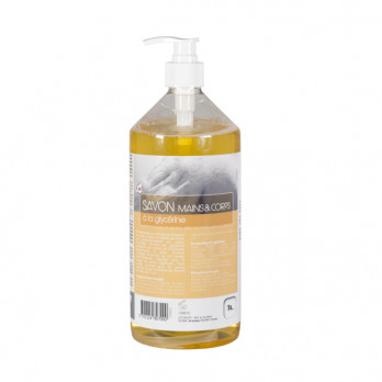 Jabón de glicerina para manos y cuerpo 1 L