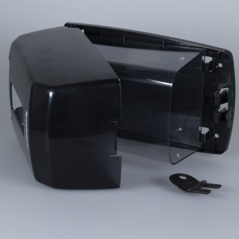 Dosificador de jabón líquido 1100 ml - Plástico ABS negro