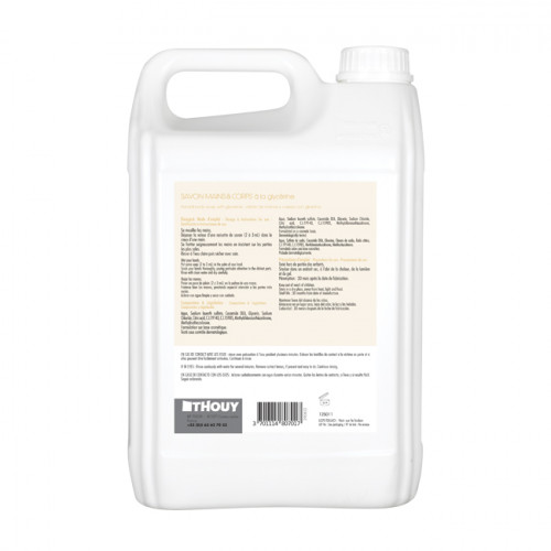 Jabón de glicerina para manos y cuerpo 5 L
