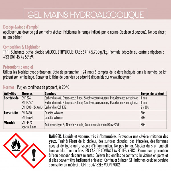 Lata de 5 L de gel hidroalcohólico desinfectante