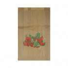 Bolsa de papel kraft para frutas y verduras 1 kg 20 + 6 x 32 cm