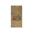 Bolsa de papel kraft para frutas y verduras 500 g 14 + 9 x 28 cm