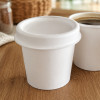 Tapa para vaso de cartón de 4 oz y 6 cm de diámetro