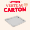 Bandeja de cartón plateada para catering, 19 x 28 cm - Por cada 2 paquetes comprados, 1 paquete GRATIS